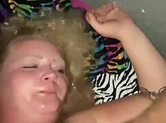 rosie domo king takes deepthroat blowjob from big black cock monster