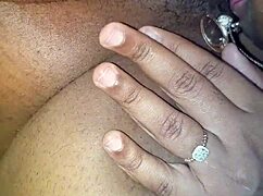 Wife and girlfriend explore wet lesbian pleasures with fingering and licking