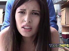 Jasmine Is Apprehended And Fucked By Horny Investigator