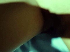 couple fucks teen petite body and cums on belly 😏