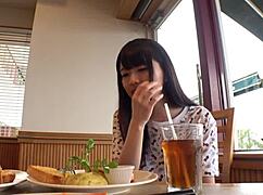 Asian Babe Gets Facial After Blowjob And Creampie With Toys