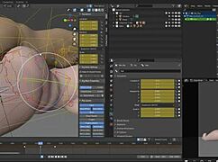 mei shows her first 2 hours on blender with the rope dude