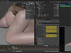 mei shows her first 2 hours on blender with the rope dude
