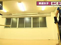 busty kendo college girl takes double creampie in sweaty session