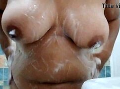 Beautiful asian woman with big natural tits