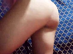 Pinay milf shows off her sweet ass while sexy dancing