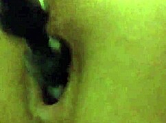 a solo amateur man explores anal pleasure with a toy during masturbation