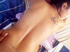 Petite amateur reaches intense orgasm with friend