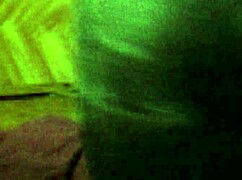 trans woman performs deep throat sucking on cock.