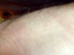 trans woman performs deep throat sucking on cock.