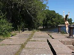 Naked fun at abandoned base 😎