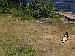 Naked fun at abandoned base 😎