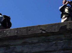 Naked fun at abandoned base 😎