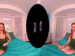 vrallure redhead teen 18+ masturbates solo in your personal dinner date