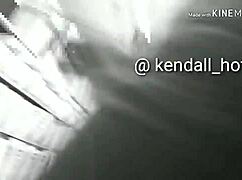 Public breasts are flaunted by a curvy latina