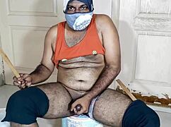 Night Play Time With Drum And Cock