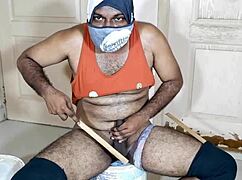 Night Play Time With Drum And Cock