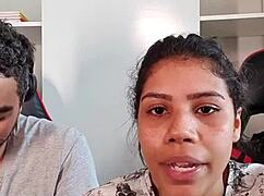 watch this risky latina couple video, part 1 continuation with lunna vaz?