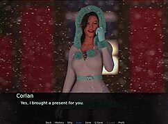 lets play christmas adventure with blonde and brunette cumshots