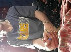 young petite amateur feels butterflies in homemade setting