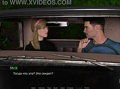 hey, this anime girl is hinting at some car sex with anal and blowjob