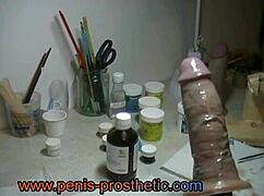 Hey, wanna see how I painted this wild prosthetic penis today?