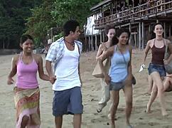 croc girl in sexy bikini