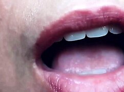 Hungry giantess towers over tiny prey