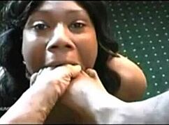Ebony Toesucking and Rimjob Action Awaits