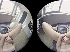 Sexy amateur babe Marina masturbates to orgasm.