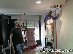 Eva Motera, Crazy Prostitute, Sucks Cock with Natural Tits!