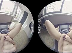 Sexy amateur babe Marina masturbates to orgasm.