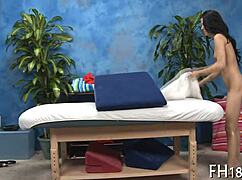 getting a naughty massage at the parlour