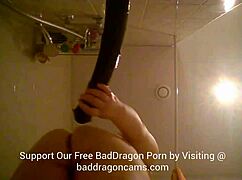 She sticks a dildo up her ass on webcam for anal fun