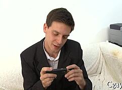 The built guy stars in gay porn.