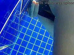 i stuff three panties in my pussy and fuck dildo in public pool