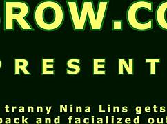 Latina Tranny Lins Takes Intense Bareback Fucking