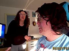 Tricked Brit Takes Dirty Facial in First Cumshot