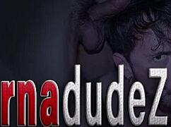 Ever seen a tattooed twink stroking his hard cock solo?