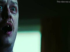 This sexy brunette model goes topless on silent night!