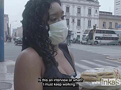 Tremenda Morena Peruana Pillada Por Comprador Pervertido