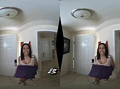 WankzVR - Aaliyah Hadid Takes Big Black Cock in Hardcore POV