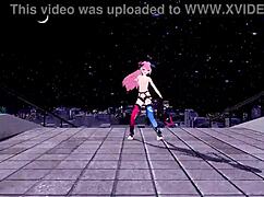 Honkai Impact MMD Vodka Girls Rozaliya Liliya Delta in Drunk Hentai Action