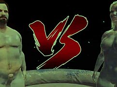 Ethan Vs Scara Naked Fighter 3D