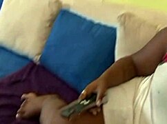 ebony bbw enjoys big cock smashing in doggy style deepthroat