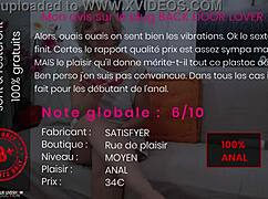 Back door lover inserts vibrating plug into Charlieliveshow's ass for intense anal pleasure