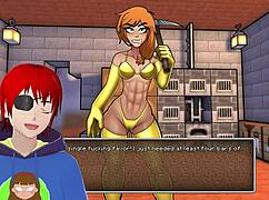 who gave our girl the golden bikini in hornycraft?