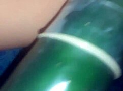 inserting a cucumber for self-pleasure