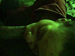 Ebony Babe Takes Deepthroat and Anal Assfucking in Suggestive Scene