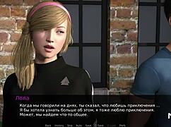 maid teases with her breasts in anime hentai episode